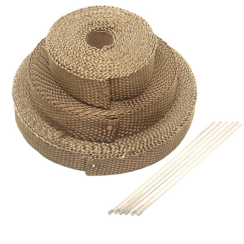 Универсальная огнеупорная термостойкая обмотка глушителя мотоцикла с хомутом из нержавеющей стали 5m Length / 25mm Width
Универсальная огнеупорная термостойкая обмотка глушителя мотоцикла с хомутом из нержавеющей стали 5m Length / 25mm Width