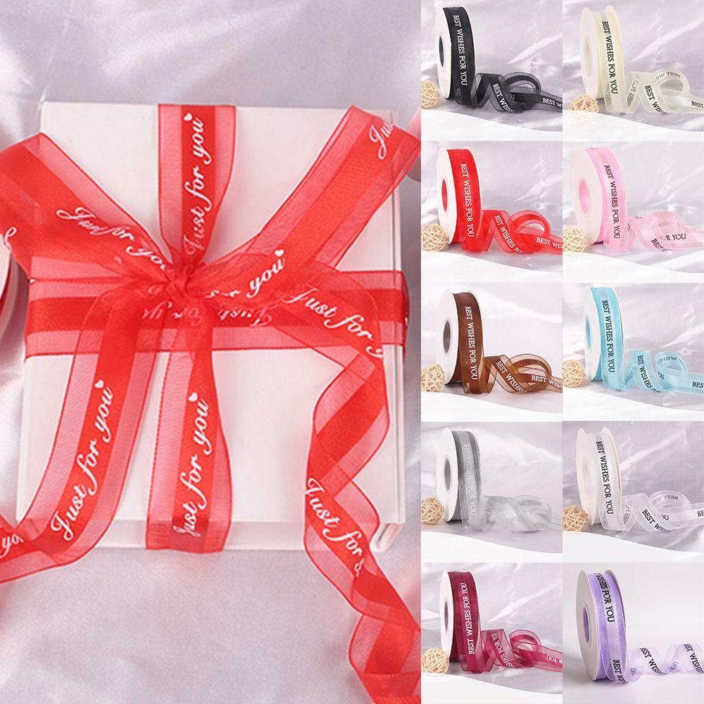 Best Wishes for You Chiffon Ribbons Multicolor Decorative Webbing New Gift Packaging Ribbons чорний
Best Wishes for You Chiffon Ribbons Multicolor Decorative Webbing New Gift Packaging Ribbons чорний