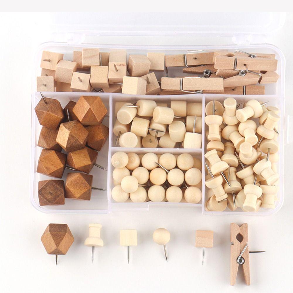 128Pcs Creative Geometric Shape Pushpins 3D Thumb Tacks INS Wooden Push Pins Corkboard 128Pcs
128Pcs Creative Geometric Shape Pushpins 3D Thumb Tacks INS Wooden Push Pins Corkboard 128Pcs
