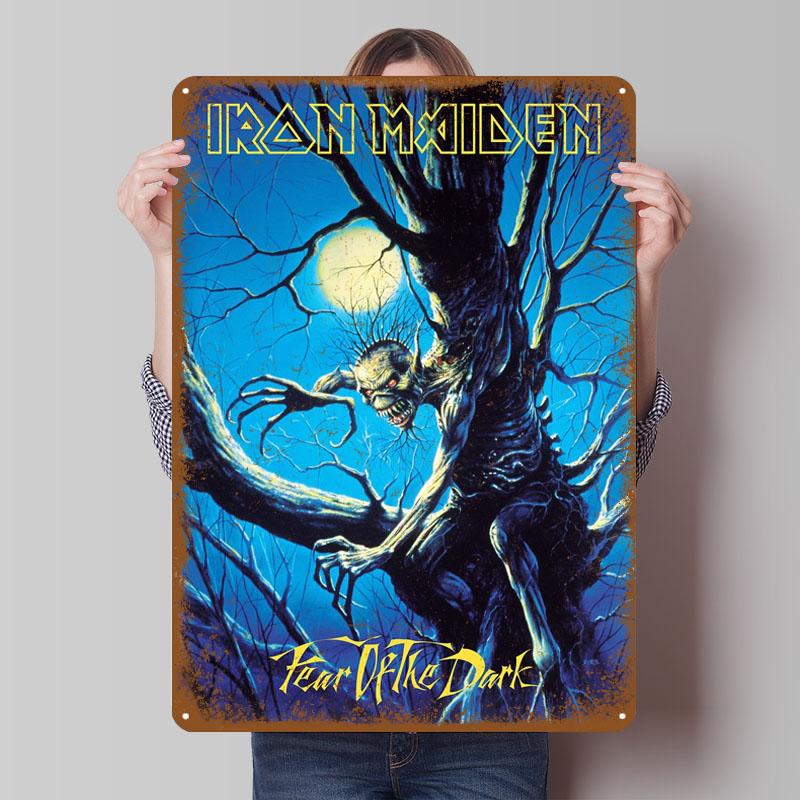 Жестяные таблички Fear of the Dark Музыкальный постер Картинки Настенный декор Металлическая табличка на заказ для украшения стен Декор для стен Барная комната 20x30cm(7.8x11.8inch)
Жестяные таблички Fear of the Dark Музыкальный постер Картинки Настенный декор Металлическая табличка на заказ для украшения стен Декор для стен Барная комната 20x30cm(7.8x11.8inch)