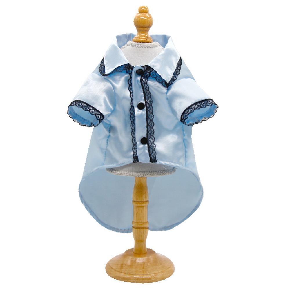 Coat Pet Dog Silk Pajamas Lace Pet Clothes Puppy Supplies Dog Cat Shirt Spring синій
Coat Pet Dog Silk Pajamas Lace Pet Clothes Puppy Supplies Dog Cat Shirt Spring синій