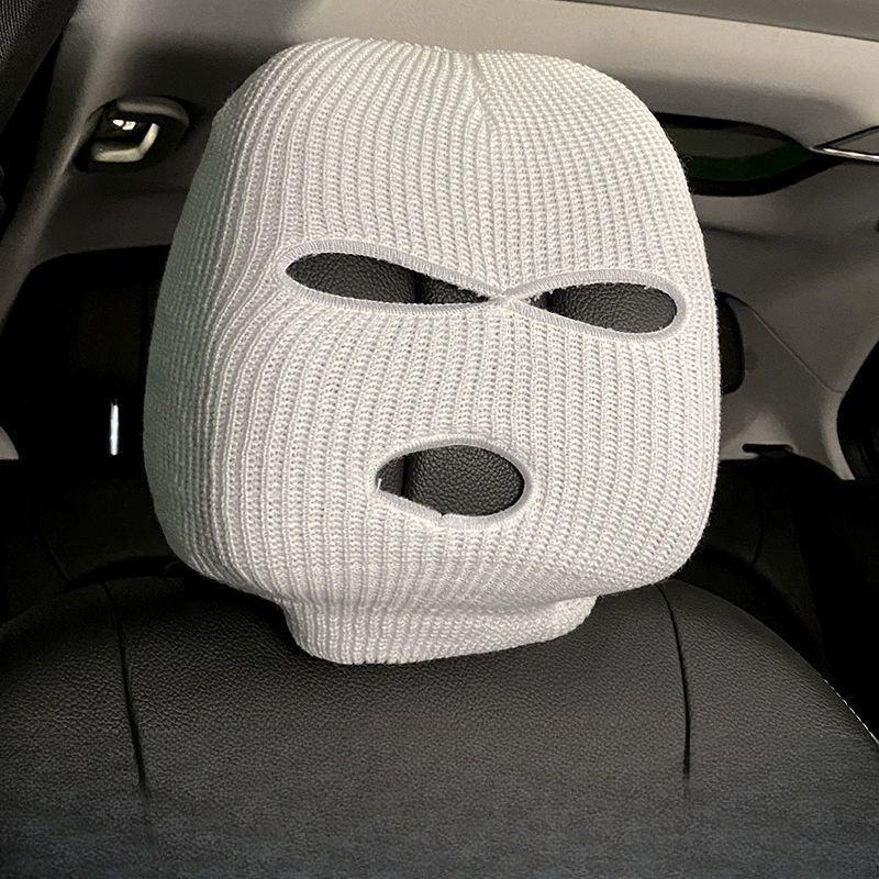 Funny Personality Car Headrest Cover - Quirky Universal Auto Seat Head Cushion Sleeve for Sedan SUV Truck, Black White Interior
Funny Personality Car Headrest Cover - Quirky Universal Auto Seat Head Cushion Sleeve for Sedan SUV Truck, Black White Interior