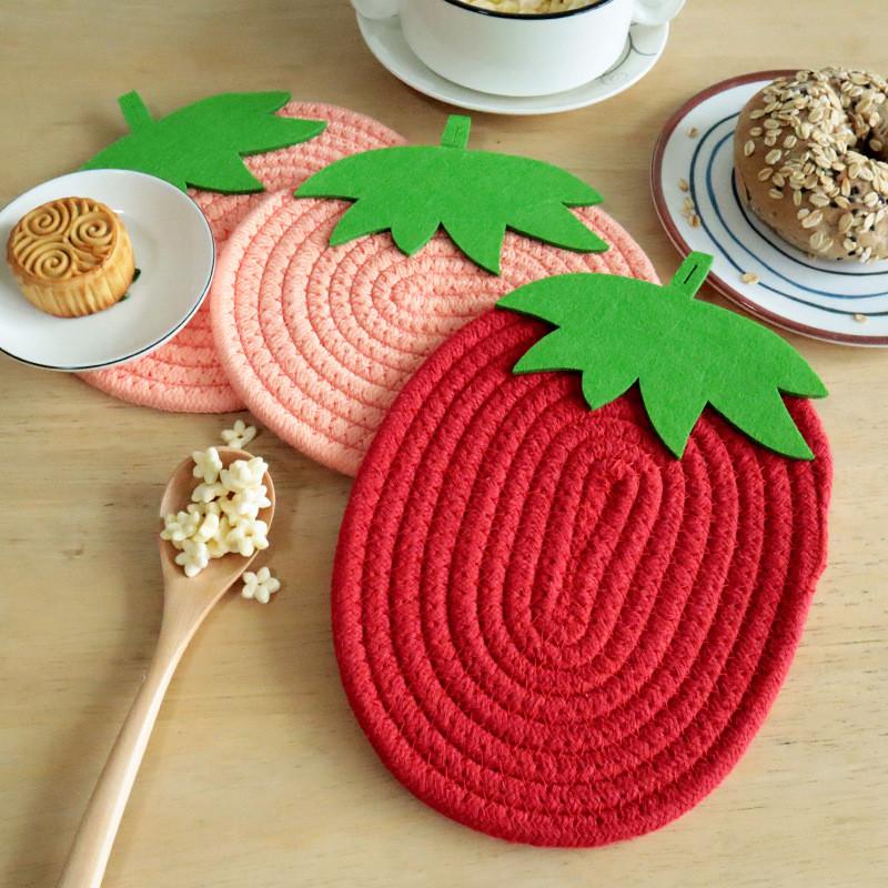 1Pc Strawberry Fruit Shape Cotton Placemat Table Drink Tea Coaster Cup Dish Pad Pot Holder Home Wedding Party Decoration L
1Pc Strawberry Fruit Shape Cotton Placemat Table Drink Tea Coaster Cup Dish Pad Pot Holder Home Wedding Party Decoration L