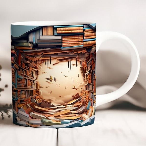 Books Lover Library Ceramic Coffee Mug Bookshelf Bookshelf Fans Tea Cup Reading 301-400ml
Books Lover Library Ceramic Coffee Mug Bookshelf Bookshelf Fans Tea Cup Reading 301-400ml