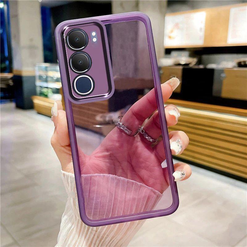 For vivo Y400 4G Case Vivo T4 lite Phone Case vivo IQOO Z10 lite Cover Vivo Y19s GT Case Shookproof Plating Silicone back cover vivo Y19s GT
For vivo Y400 4G Case Vivo T4 lite Phone Case vivo IQOO Z10 lite Cover Vivo Y19s GT Case Shookproof Plating Silicone back cover vivo Y19s GT