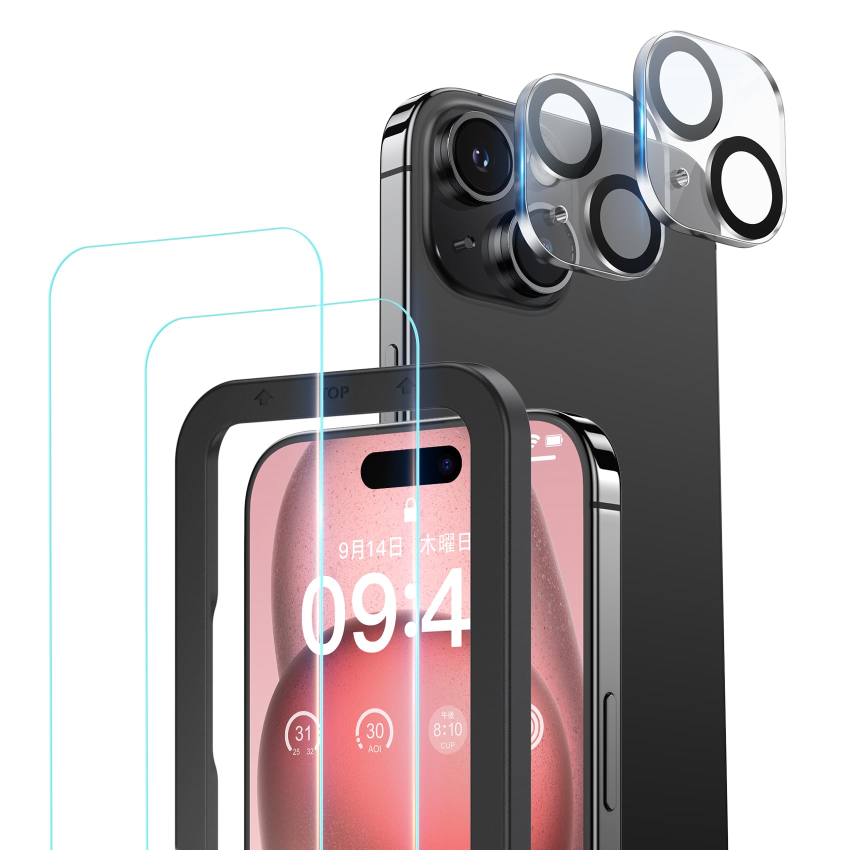 NIMASO Glass Film Camera Film для iPhone 15, защитная пленка из закаленного стекла с направляющей рамкой, защитная крышка объектива камеры, твердость 9H, ударопрочная
NIMASO Glass Film Camera Film для iPhone 15, защитная пленка из закаленного стекла с направляющей рамкой, защитная крышка объектива камеры, твердость 9H, ударопрочная