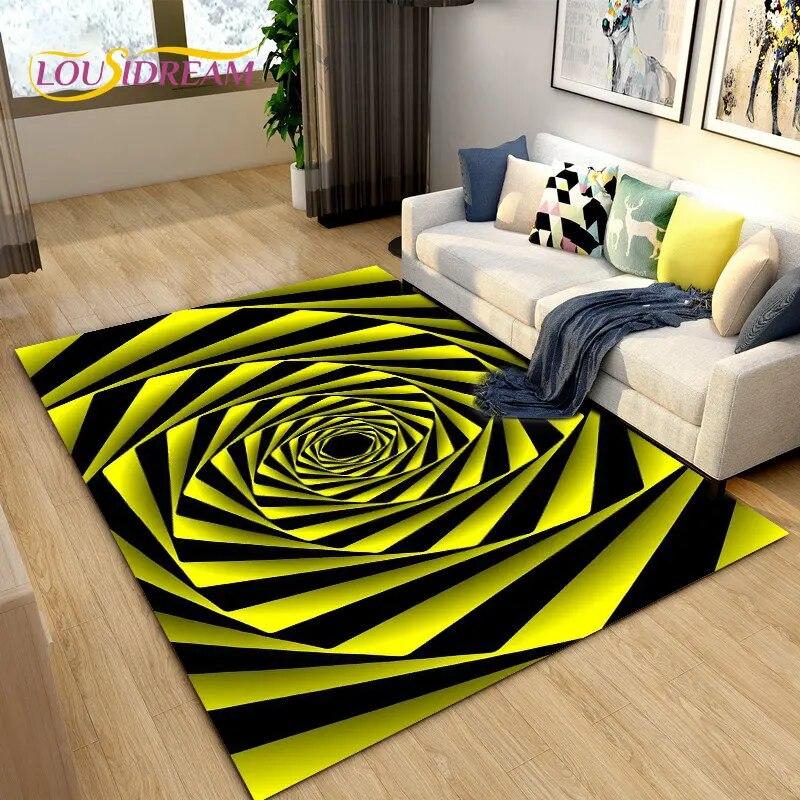 Килимок 3D Vortex Illusion, килимок для вітальні, спальні, абстрактний геометричний оптичний придверний килимок, нековзкий килимок для підлоги 40x60cm
Килимок 3D Vortex Illusion, килимок для вітальні, спальні, абстрактний геометричний оптичний придверний килимок, нековзкий килимок для підлоги 40x60cm