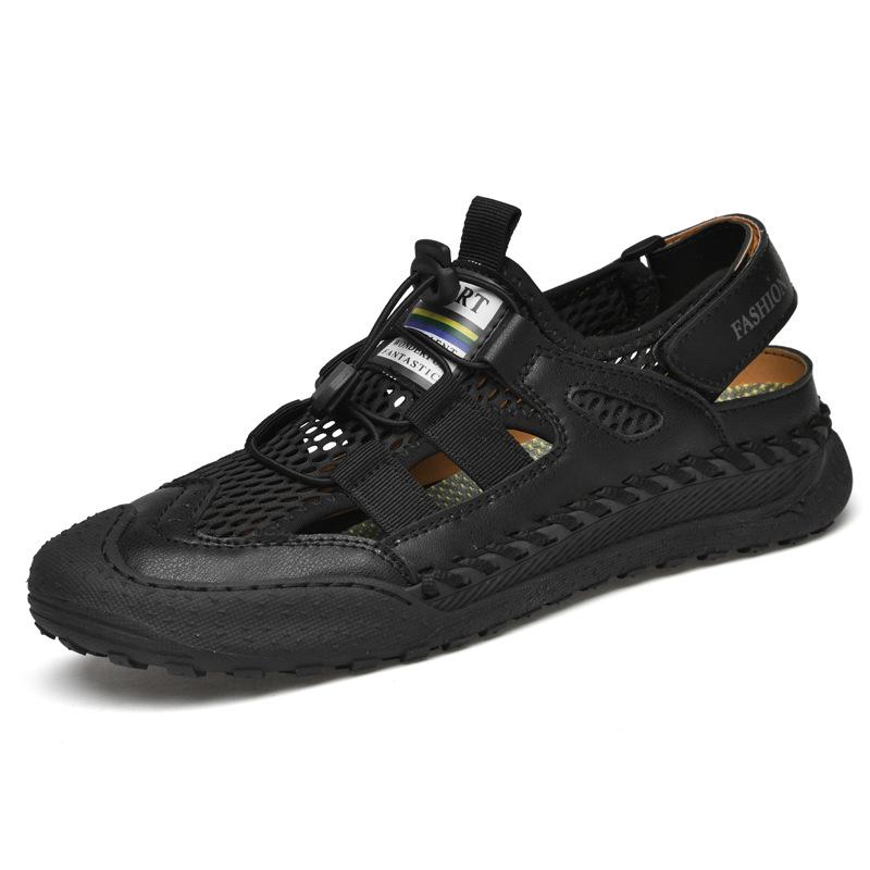Баотоу спортивные сандалии мужские пляжные летние для улицы сетчатые дышащие нескользящие мягкая подошва летние для вождения уличные сандалии 38 чёрный
Баотоу спортивные сандалии мужские пляжные летние для улицы сетчатые дышащие нескользящие мягкая подошва летние для вождения уличные сандалии 38 чёрный