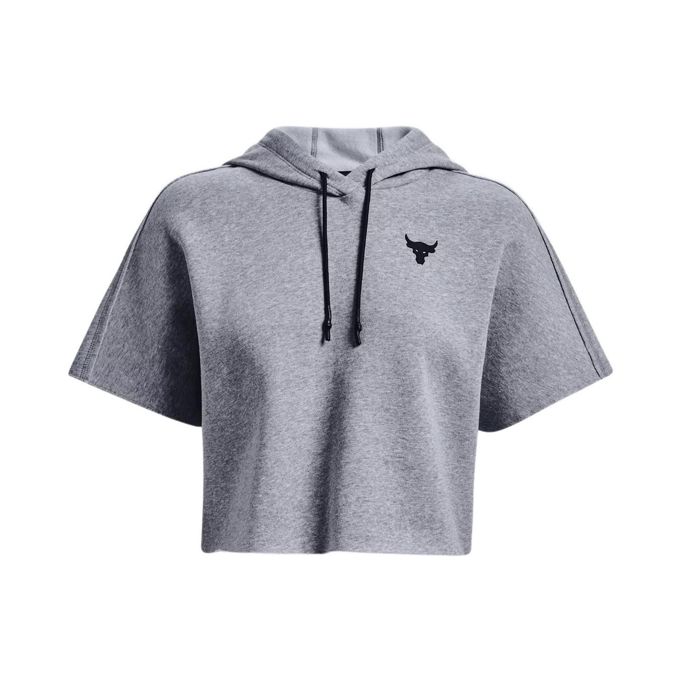 Under Armour Project Rock Solid Color Pullover Hoodie T-Shirt Women Tops Medium-Gray 1371370-035 L
Under Armour Project Rock Solid Color Pullover Hoodie T-Shirt Women Tops Medium-Gray 1371370-035 L