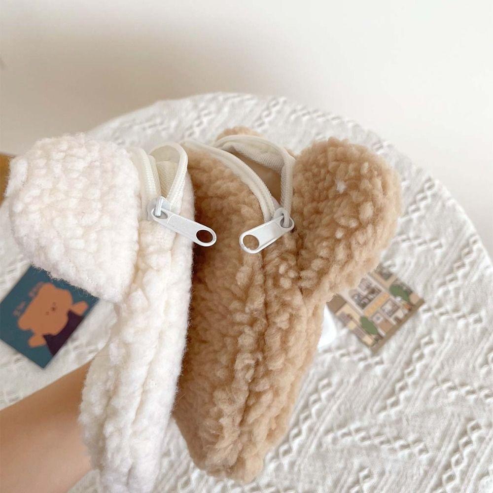 Lamb Plush Cosmetic Bag Bear Cartoon Design Makeup Bags Cute Lamb Wool Toiletries Bag Men
Lamb Plush Cosmetic Bag Bear Cartoon Design Makeup Bags Cute Lamb Wool Toiletries Bag Men