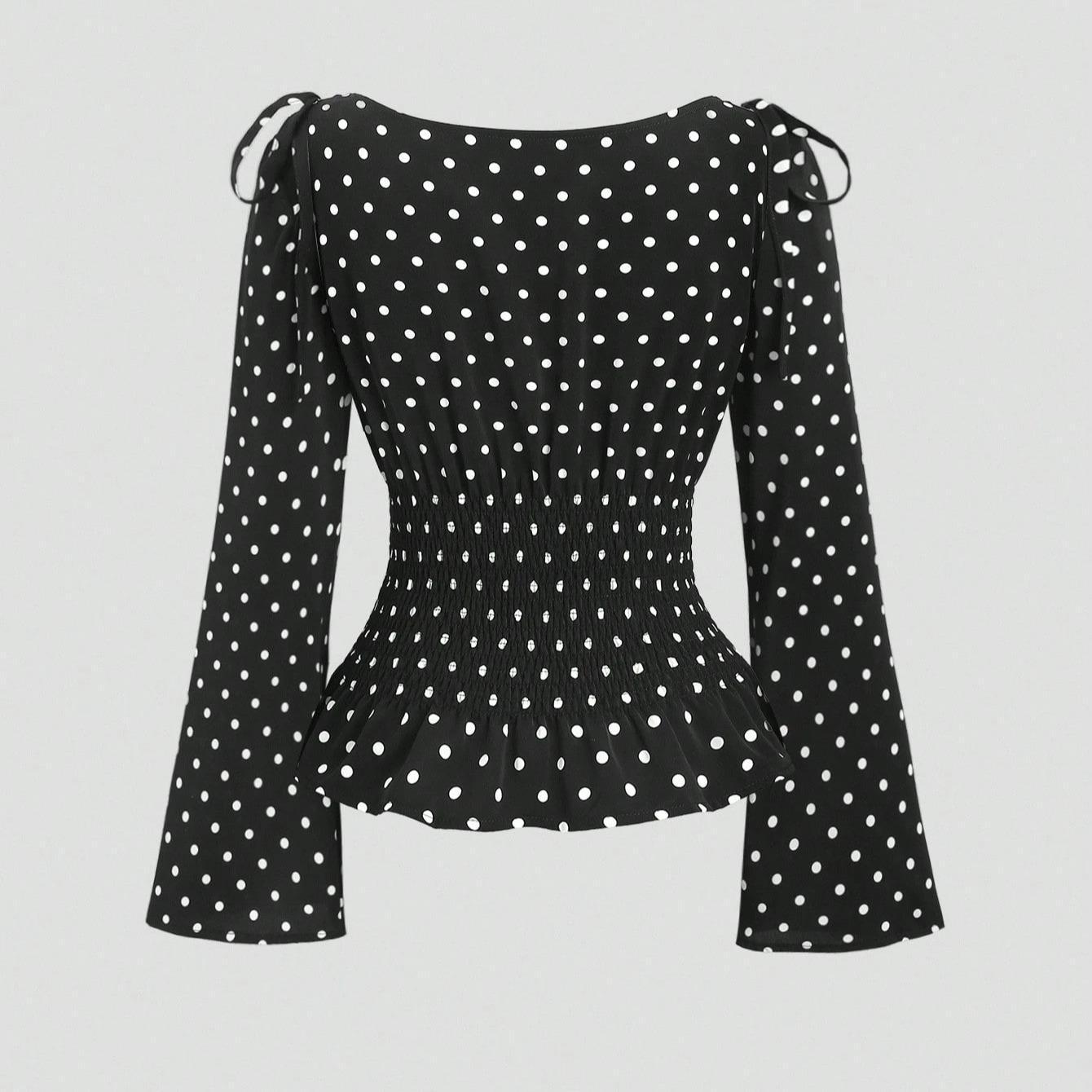 European Polka Dot One-Shoulder Slimming Vest for Trendy Women S чорний
European Polka Dot One-Shoulder Slimming Vest for Trendy Women S чорний
