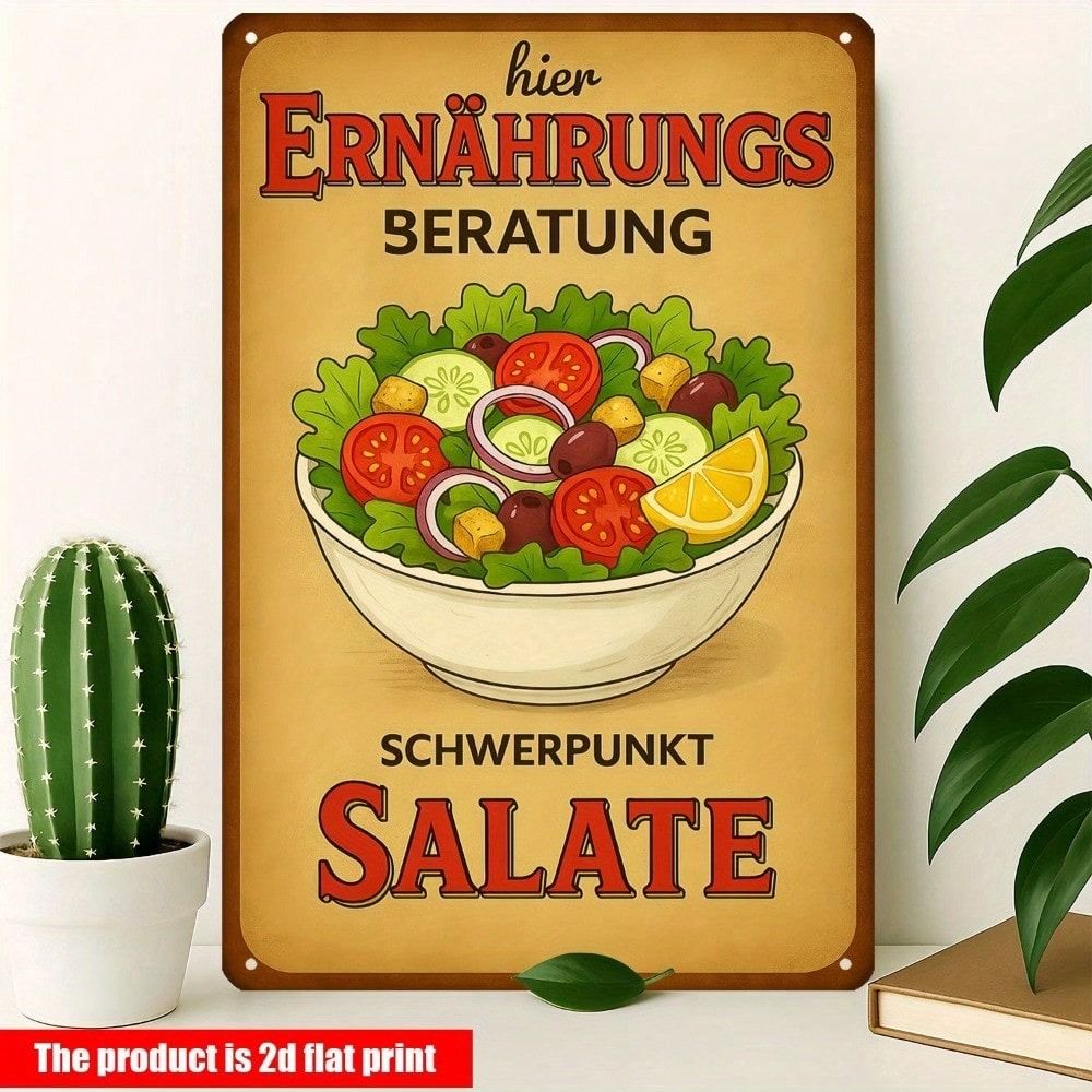 Vintage Metal Poster Salad Guide German Retro Tin Sign Wall Decor Joom
Vintage Metal Poster Salad Guide German Retro Tin Sign Wall Decor Joom