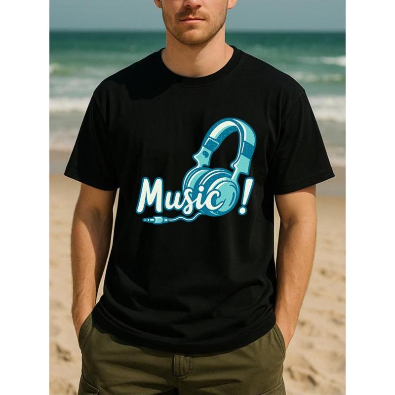 Fashionable sky blue earphone Men s printed short-sleeved T-shirt, casual summer short-sleeved, pure cotton short-sleeved, Men s clothing 4XL чорний
Fashionable sky blue earphone Men s printed short-sleeved T-shirt, casual summer short-sleeved, pure cotton short-sleeved, Men s clothing 4XL чорний