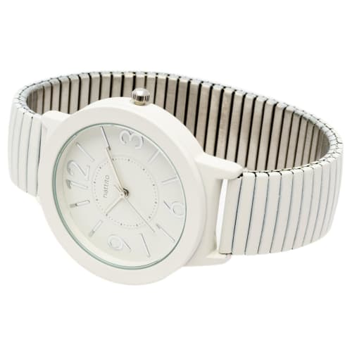 Fieldwork Women s Analog Watch with Metal Band and Bellows, Stainless Steel, Single Color, Soft White, JN040-1
Fieldwork Women s Analog Watch with Metal Band and Bellows, Stainless Steel, Single Color, Soft White, JN040-1
