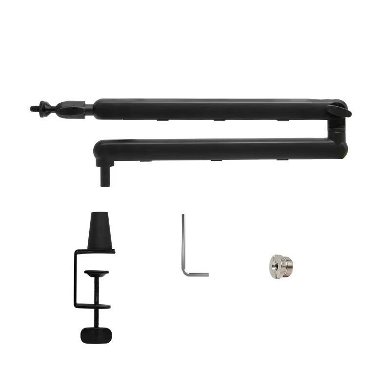 High-End White Boom Desktop Microphone Stand - Shockproof, Multi-Functional, Universal for Phone & Tablet
High-End White Boom Desktop Microphone Stand - Shockproof, Multi-Functional, Universal for Phone & Tablet