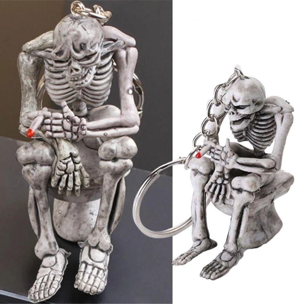 Keychain Horror Cool Skull Skeleton Pendant Skeleton Skull Key Rings Skull Keyring Cranial Keychain B
Keychain Horror Cool Skull Skeleton Pendant Skeleton Skull Key Rings Skull Keyring Cranial Keychain B
