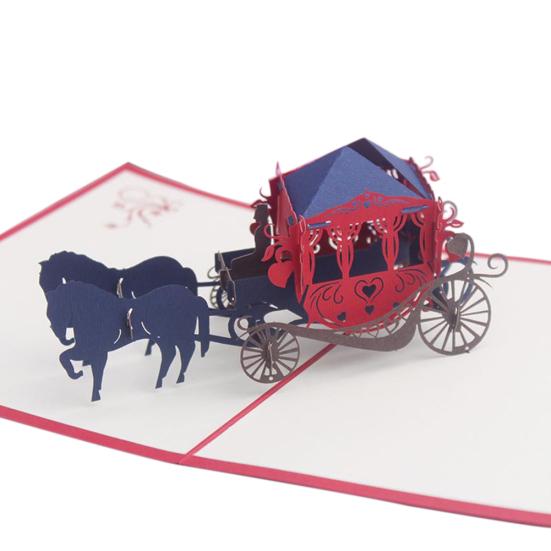 Креативная 3D открытка ручной работы с всплывающей каретой и лошадьми, подарок на День благодарения, день рождения красный
Креативная 3D открытка ручной работы с всплывающей каретой и лошадьми, подарок на День благодарения, день рождения красный