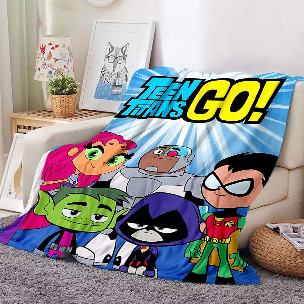 1pc Teen Titans Go! Flannel Throw Blanket - HD Printed Lightweight Soft Warm All-Season Blanket for Sofa, Bed, Travel192 130cmx150cm
1pc Teen Titans Go! Flannel Throw Blanket - HD Printed Lightweight Soft Warm All-Season Blanket for Sofa, Bed, Travel192 130cmx150cm