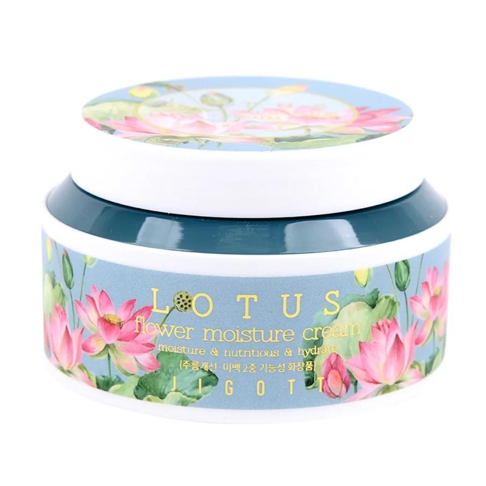 JIGOTT LOTUS FLOWER MOISTURE CREAM Увлажняющий крем для лица с экстрактом лотоса, 100 мл,
JIGOTT LOTUS FLOWER MOISTURE CREAM Увлажняющий крем для лица с экстрактом лотоса, 100 мл,