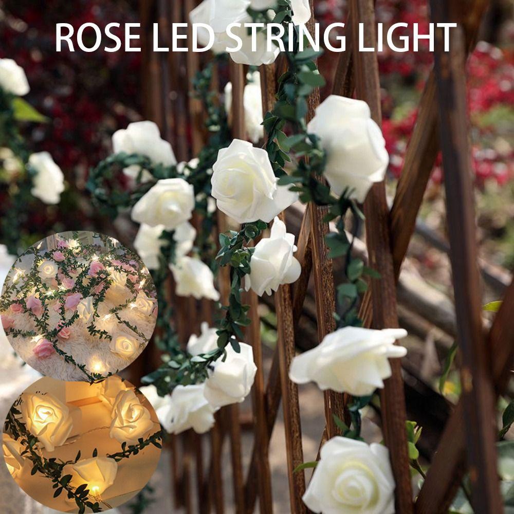 Artificial Rattan Birthday Party Fairy String Lights Green Leaf Led Lamp String Rose Flower Pink-1.5M-10Led
Artificial Rattan Birthday Party Fairy String Lights Green Leaf Led Lamp String Rose Flower Pink-1.5M-10Led