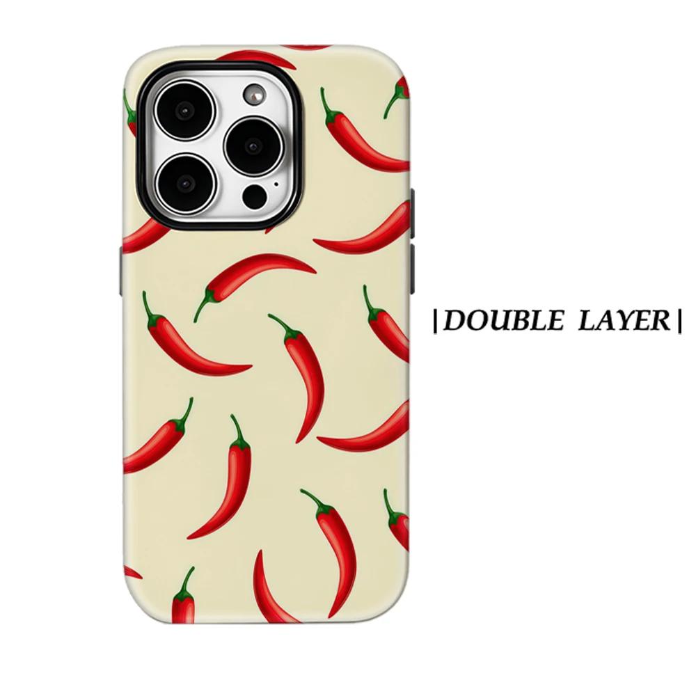 Red Chili Phone Case for IPhone 17 16 15 14 13 Pro Max Plus for Magnetic Single Double-layer Tough Case For iPhone XR
Red Chili Phone Case for IPhone 17 16 15 14 13 Pro Max Plus for Magnetic Single Double-layer Tough Case For iPhone XR