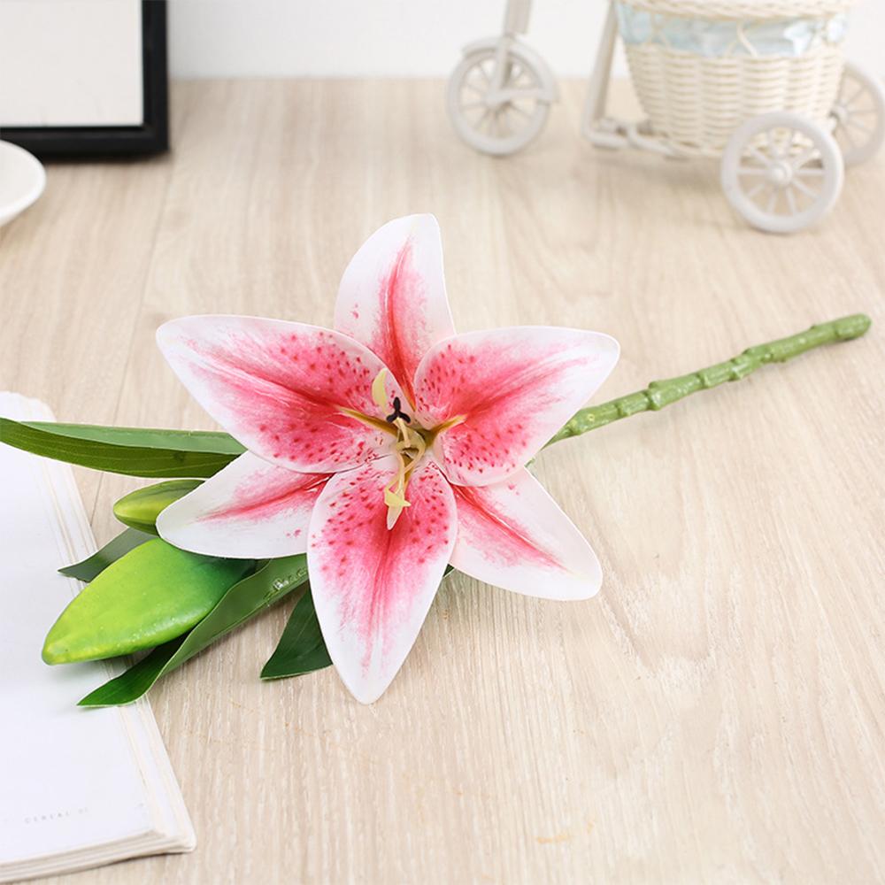 2Pcs Real Looking 3D Printing Lily Branch Artificial Flowers White Fake Flowers Flores for Wedding Home Garden Decoration 2Pcs
2Pcs Real Looking 3D Printing Lily Branch Artificial Flowers White Fake Flowers Flores for Wedding Home Garden Decoration 2Pcs