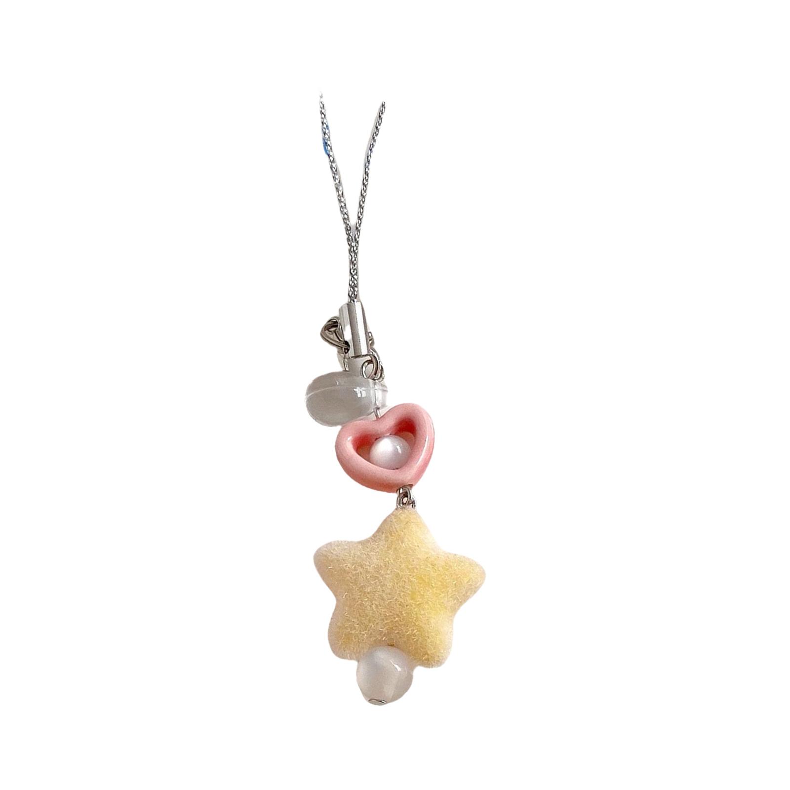 Fashionable Plush Star Keychain Eye catching Key Accessory Colorful Flocking Pentagrams Heart Phone Charm for Teens жёлтый
Fashionable Plush Star Keychain Eye catching Key Accessory Colorful Flocking Pentagrams Heart Phone Charm for Teens жёлтый