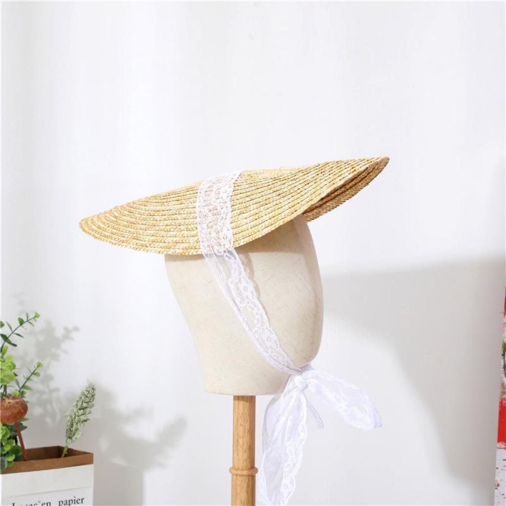 Sweet Lace-up Beach Hat French Style Flat Top Hat Outdoor Camping Beach Party Photo Props S
Sweet Lace-up Beach Hat French Style Flat Top Hat Outdoor Camping Beach Party Photo Props S