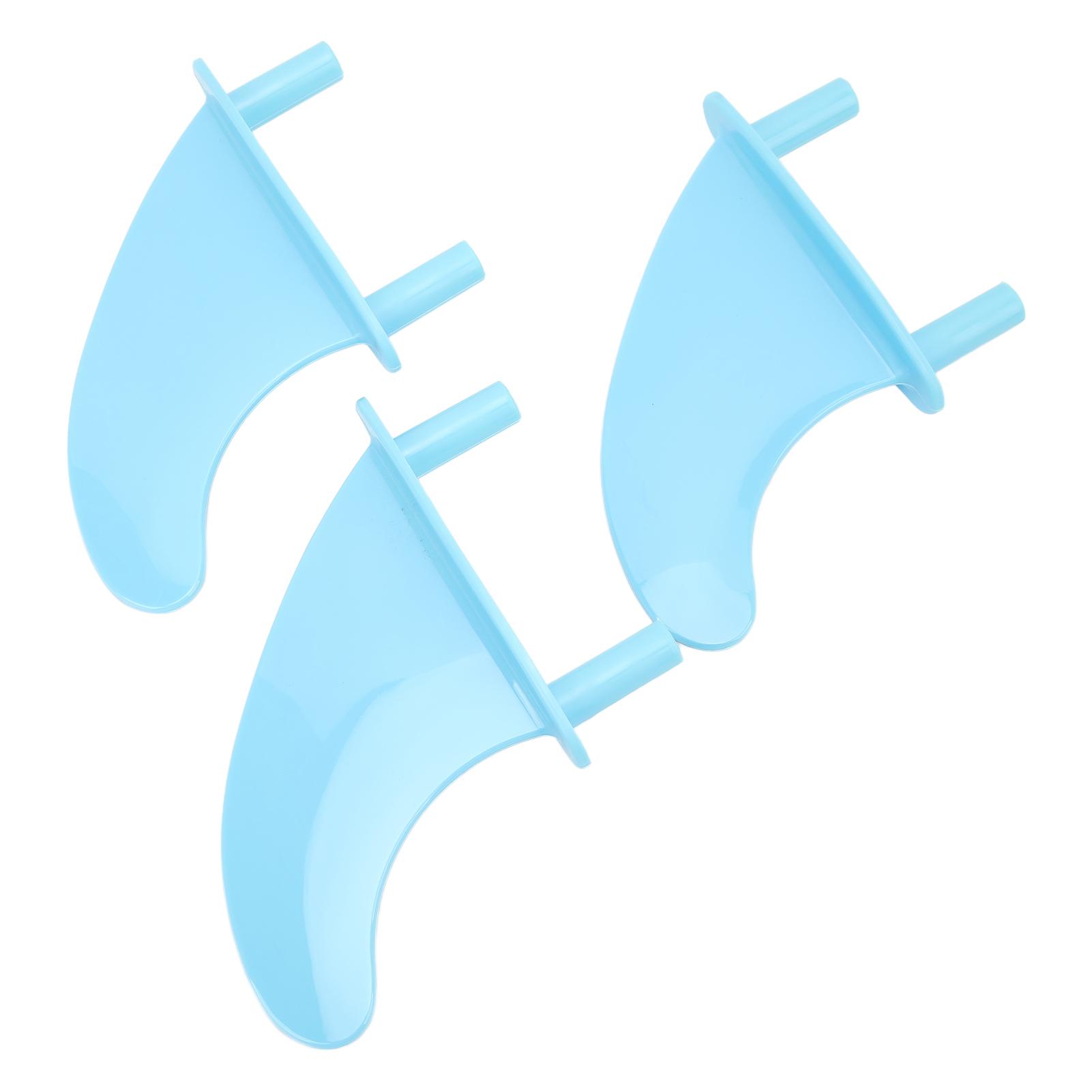 Surfboard Fins Soft Top Tri Fin Set PVC Plastic for Surfing Water Sports with Screws Blue
Surfboard Fins Soft Top Tri Fin Set PVC Plastic for Surfing Water Sports with Screws Blue