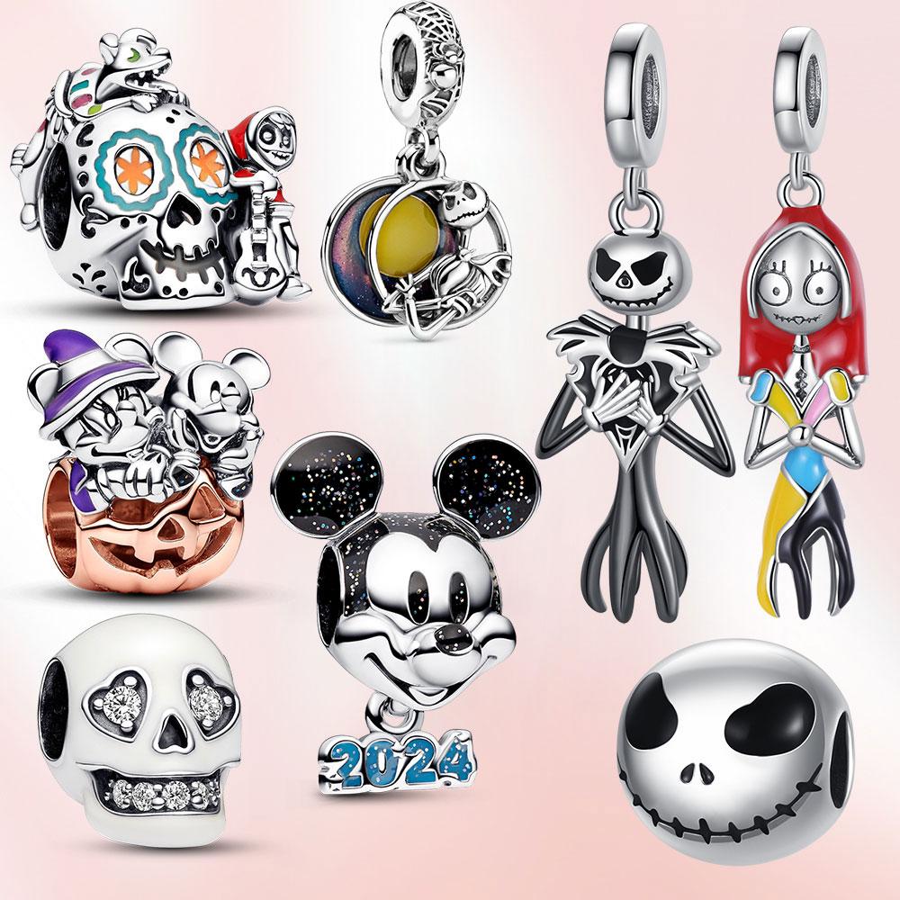 S925 Sterling Silver Charm Jack Christmas Herocross pendant Fit original charm micky Halloween women Jewelry gift
S925 Sterling Silver Charm Jack Christmas Herocross pendant Fit original charm micky Halloween women Jewelry gift