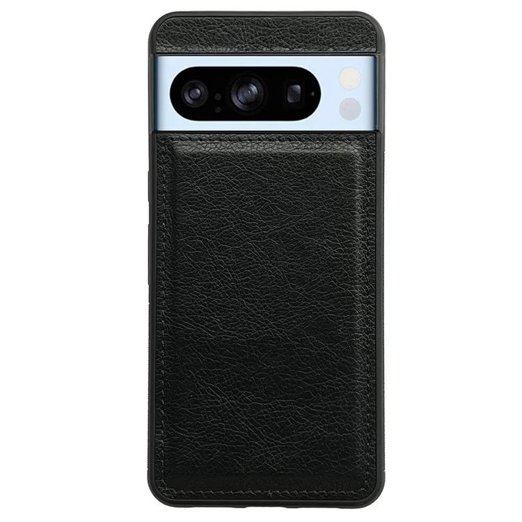 For Google Pixel 9 Pro XL Case Calf Texture Leather Coated TPU Protective Phone Cover - Black
For Google Pixel 9 Pro XL Case Calf Texture Leather Coated TPU Protective Phone Cover - Black