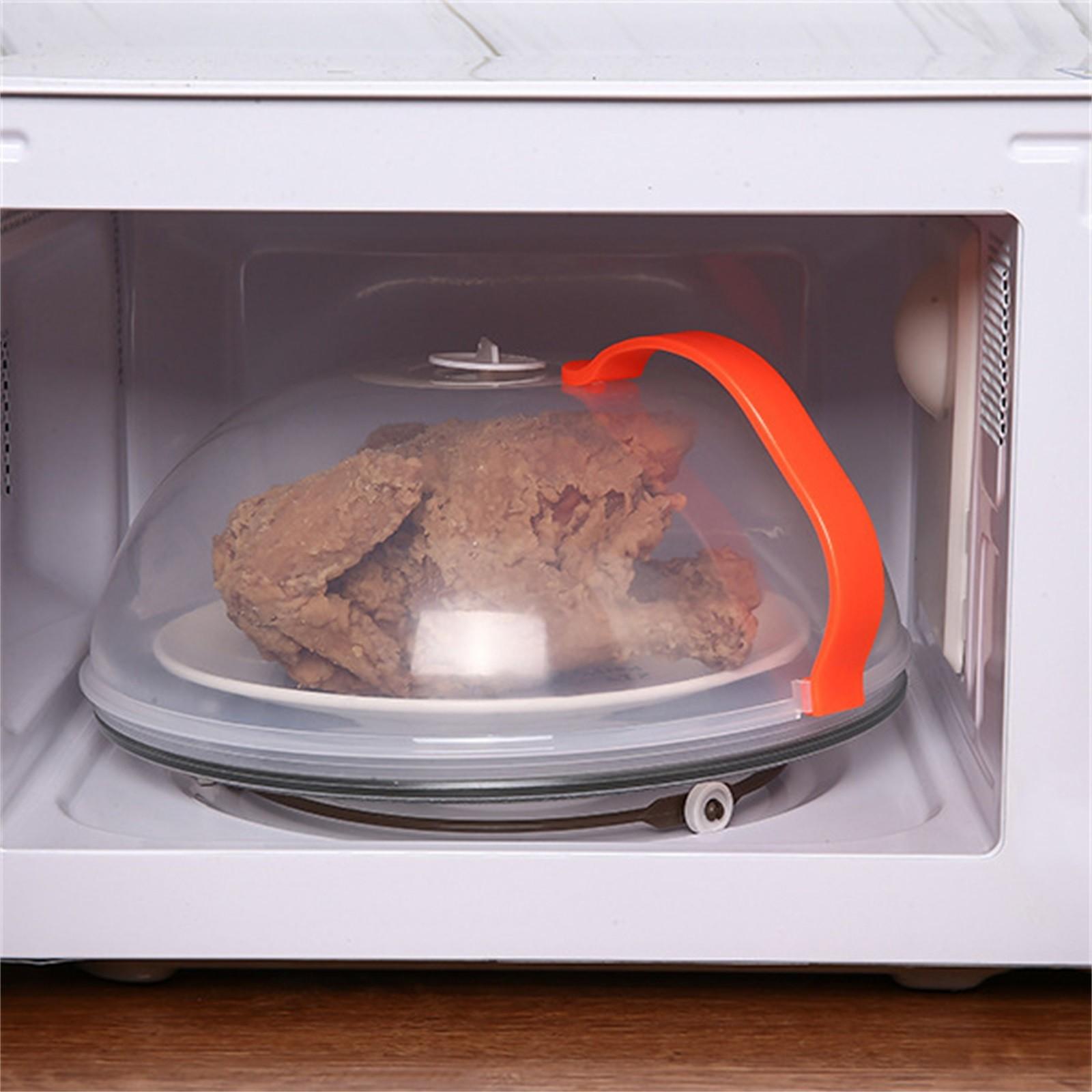 The Third Generation Microwave Splash Cover Thickened Transparent Splash-Proof Cover With Handle Bpa-Free Plate Food Cover
The Third Generation Microwave Splash Cover Thickened Transparent Splash-Proof Cover With Handle Bpa-Free Plate Food Cover