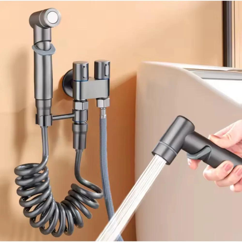 New Hygienic Shower for Bathroom Toilet Bidet Shower Head Double Outlet Angle Valve of Bathroom Accessories Bidet Toilet Seat
New Hygienic Shower for Bathroom Toilet Bidet Shower Head Double Outlet Angle Valve of Bathroom Accessories Bidet Toilet Seat