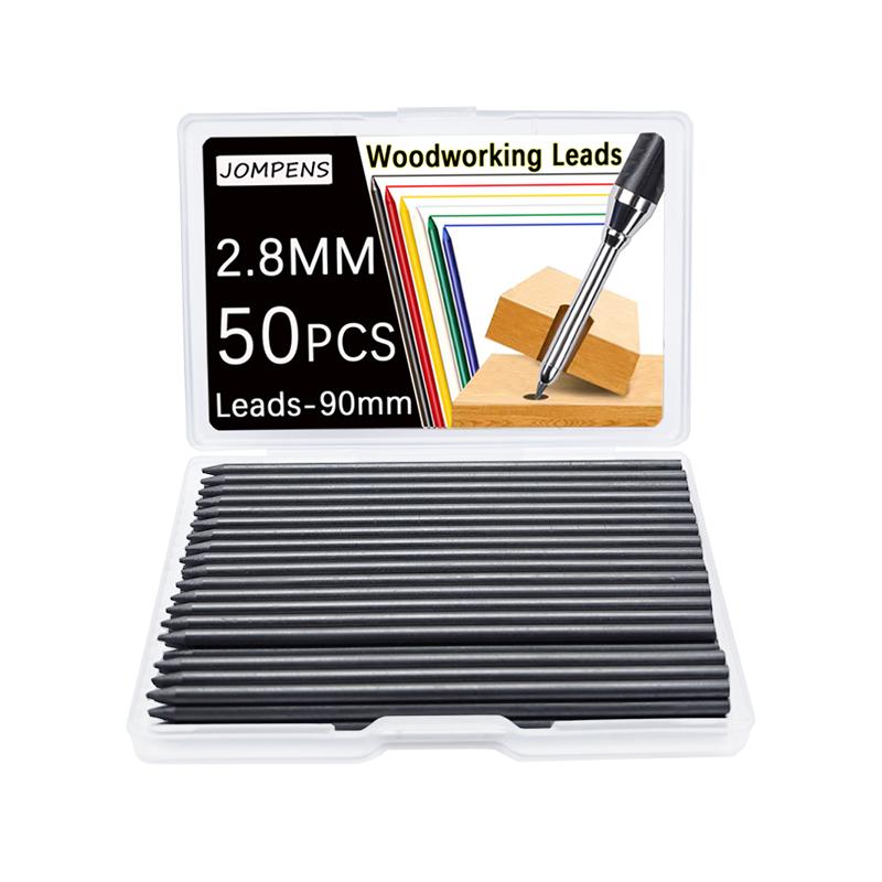 50pcs 2.8mm Solid Carpenter Pencil Replaceable Leads, Deep Hole Marking Architectural Painting Woodworking Automatic Pencil Lead
50pcs 2.8mm Solid Carpenter Pencil Replaceable Leads, Deep Hole Marking Architectural Painting Woodworking Automatic Pencil Lead