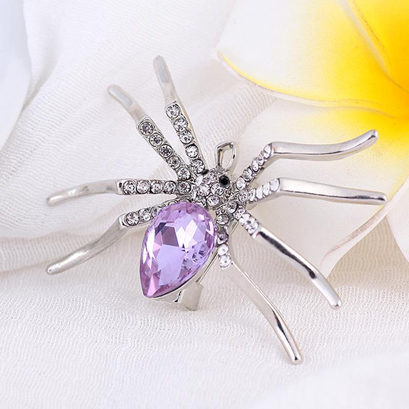 SKEDS New Arrival Big Spider Rhinestone Metal Brooches Pins For Women Men Fashion Insect Accessories Clothing Coat Jewelry Gift фиолетовый
SKEDS New Arrival Big Spider Rhinestone Metal Brooches Pins For Women Men Fashion Insect Accessories Clothing Coat Jewelry Gift фиолетовый