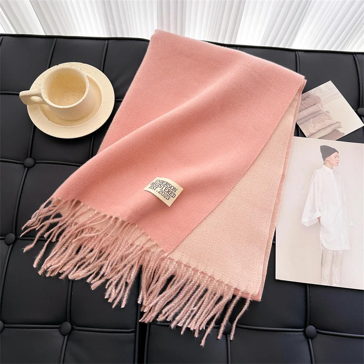 Solid Winter Scarf Women Cashmere Warm Pashmina Female Scarves Long Blanket Thick Soft Tassel Shawls Wraps Echarpe Stoles 68x200cm
Solid Winter Scarf Women Cashmere Warm Pashmina Female Scarves Long Blanket Thick Soft Tassel Shawls Wraps Echarpe Stoles 68x200cm