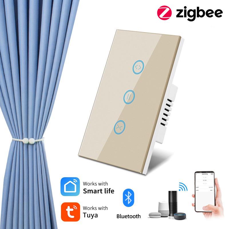 Zigbee Curtain Motor Smart Switch with Alexa Voice Control and Touch Operation
Zigbee Curtain Motor Smart Switch with Alexa Voice Control and Touch Operation