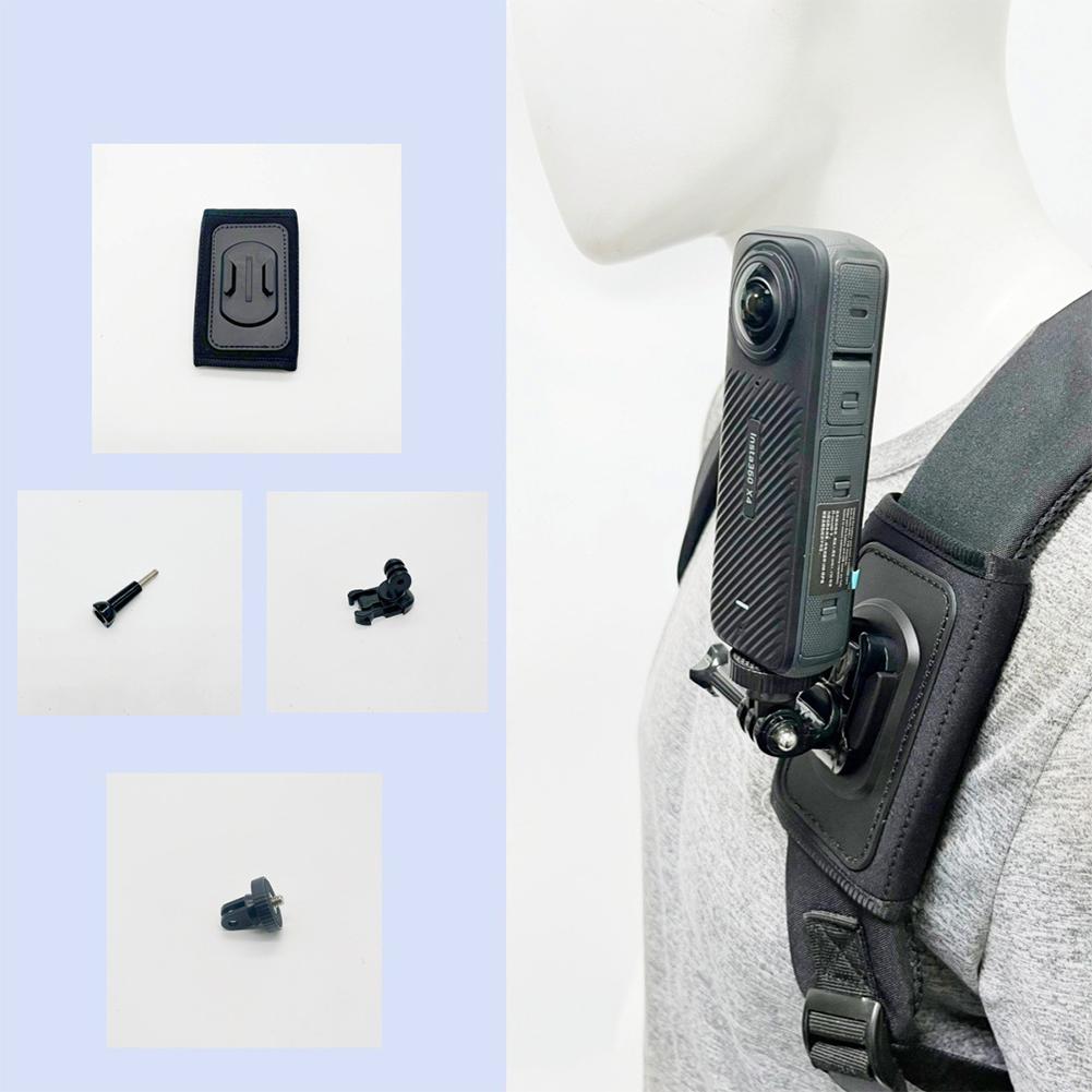 360 Rotation Bag Backpack Shoulder Strap Mount Holder for GoPro Hero 13 12 11 10 9 DJI Action 5 Pro 4 Insta360 X4 X3 Holders B
360 Rotation Bag Backpack Shoulder Strap Mount Holder for GoPro Hero 13 12 11 10 9 DJI Action 5 Pro 4 Insta360 X4 X3 Holders B