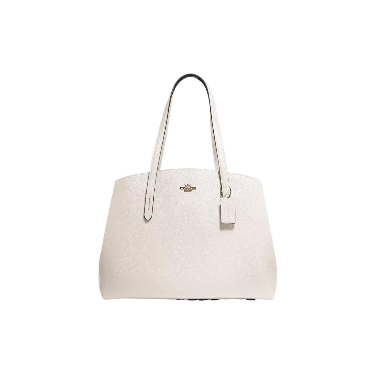 Coach Charlie 40 Double Layer Large Capacity Pebble Grain Leather Shell Tote Shopping Bag Women tote White 78220-GDHA Basic Set (Bag+Dust Bag)
Coach Charlie 40 Double Layer Large Capacity Pebble Grain Leather Shell Tote Shopping Bag Women tote White 78220-GDHA Basic Set (Bag+Dust Bag)