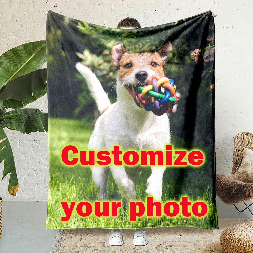 Personalized Custom Picture Blanket Add Your Photo Creative Pattern Pet Photo Soft and Warm Suitable for Home Outdoor Camping 75x100cm
Personalized Custom Picture Blanket Add Your Photo Creative Pattern Pet Photo Soft and Warm Suitable for Home Outdoor Camping 75x100cm