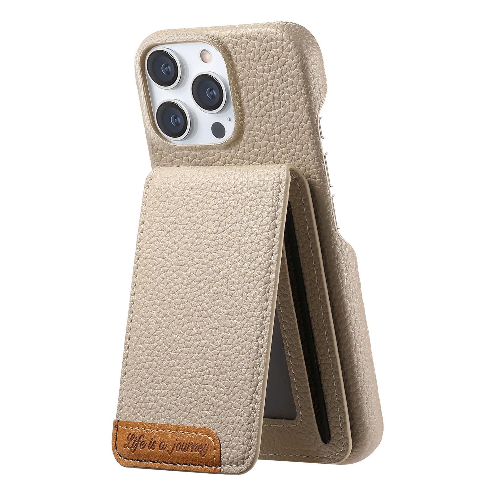 For iPhone 16 Pro Case RFID Blocking Card Holder Litchi Texture Leather Back Cover Brown
For iPhone 16 Pro Case RFID Blocking Card Holder Litchi Texture Leather Back Cover Brown