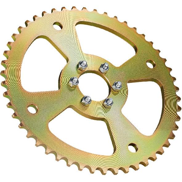 50T 420 Sprocket for CT100U CC100X RB100 Mini Bike, Steel Chain Sprocket for Mega Moto MMB80cc 105cc Motovox MBX10 GMB100 Baja Doodle Bug DB30
50T 420 Sprocket for CT100U CC100X RB100 Mini Bike, Steel Chain Sprocket for Mega Moto MMB80cc 105cc Motovox MBX10 GMB100 Baja Doodle Bug DB30