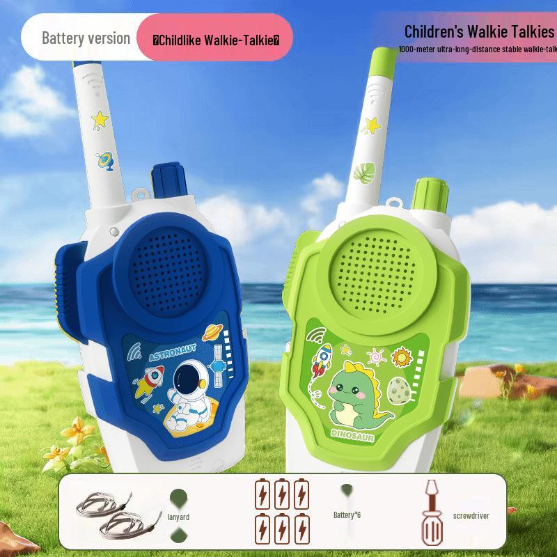 Дитяча рація для далеких відстаней на вулиці для інтерактивної гри батьків та дітей Rechargeable batteries + charger
Дитяча рація для далеких відстаней на вулиці для інтерактивної гри батьків та дітей Rechargeable batteries + charger