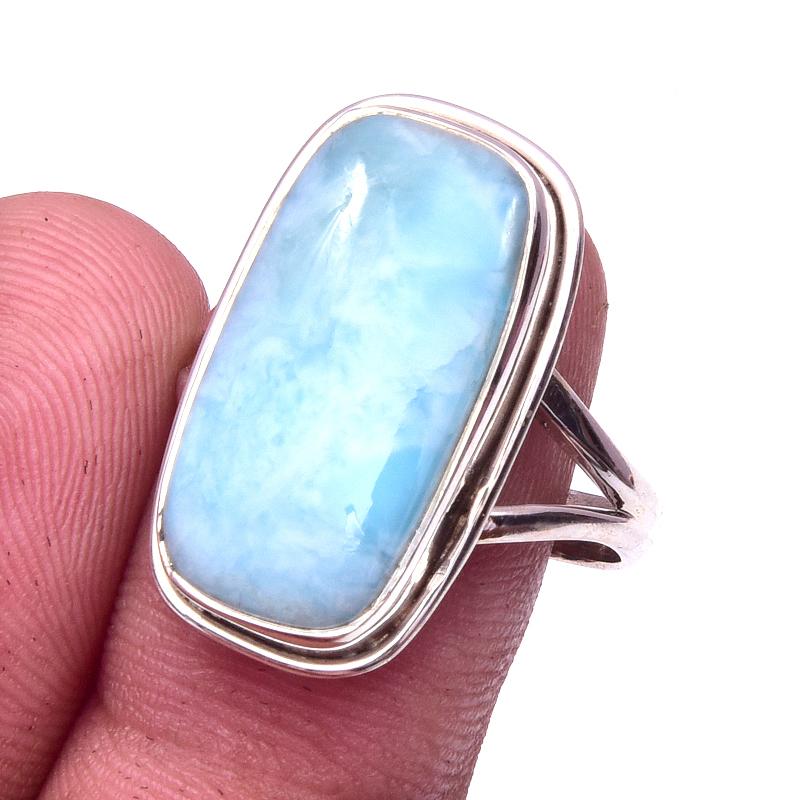 Natural Republic Larimar Gemstone 925 Solid Sterling Silver Gift Ring S.9 K5M34
Natural Republic Larimar Gemstone 925 Solid Sterling Silver Gift Ring S.9 K5M34