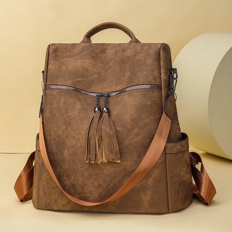 Premium sense backpack New lightweight and fashionable student bag Versatile multi-purpose large-capacity travel backpack коричневый
Premium sense backpack New lightweight and fashionable student bag Versatile multi-purpose large-capacity travel backpack коричневый