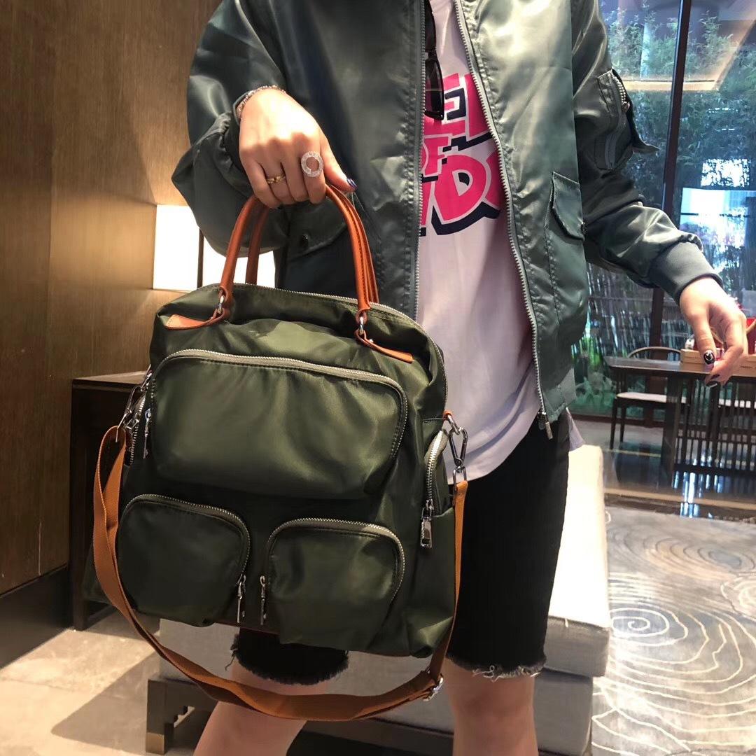 Women S Nylon Multi-Function Backpack Large Capacity Multi-Pocket Trendy Shoulder Bag зелений
Women S Nylon Multi-Function Backpack Large Capacity Multi-Pocket Trendy Shoulder Bag зелений