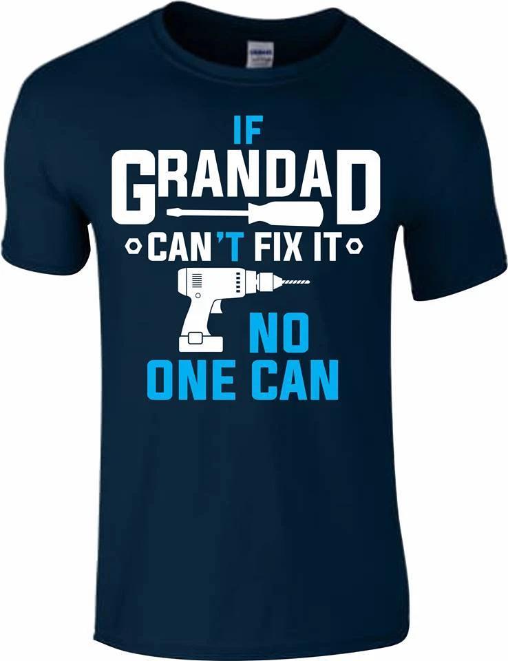 If GRANDAD Can t Fix it No T-shirt Christmas Birthday Father Present Gift Top M
If GRANDAD Can t Fix it No T-shirt Christmas Birthday Father Present Gift Top M