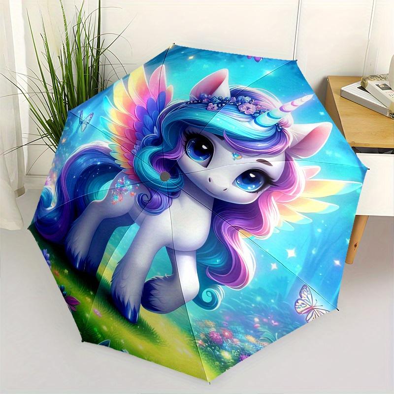 Unicorn Fantasy Theme 8 Bone Hand Automatic Folding Umbrella, Compact and Portable Design, A Perfect Gift for Birthday, Christmas or Busines
Unicorn Fantasy Theme 8 Bone Hand Automatic Folding Umbrella, Compact and Portable Design, A Perfect Gift for Birthday, Christmas or Busines