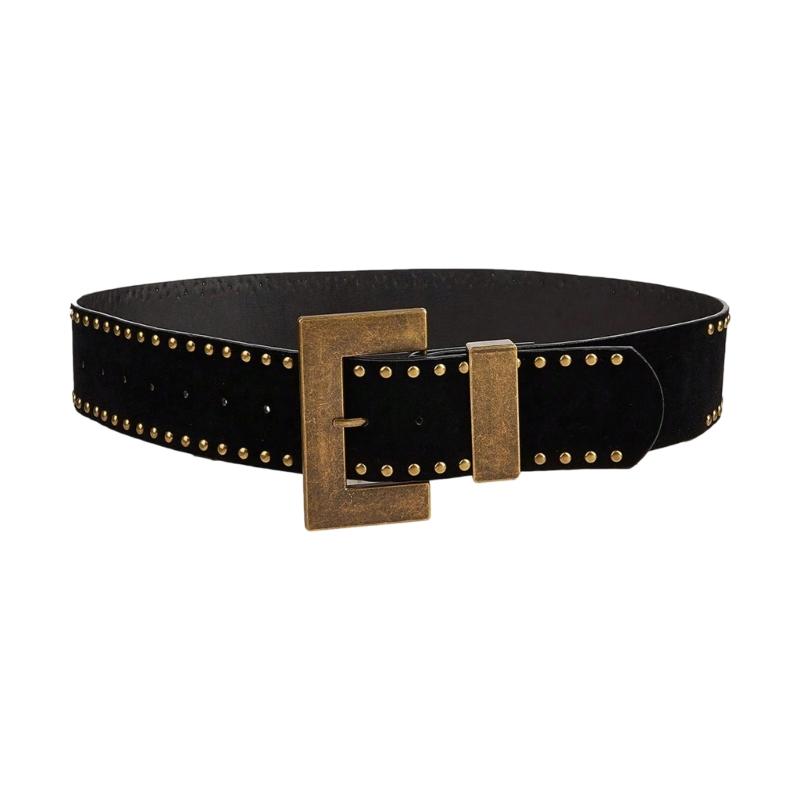 Edgy Studded Punk Belt With Adjustable Length Durability Synthetic Leather for Men and Women чорний
Edgy Studded Punk Belt With Adjustable Length Durability Synthetic Leather for Men and Women чорний