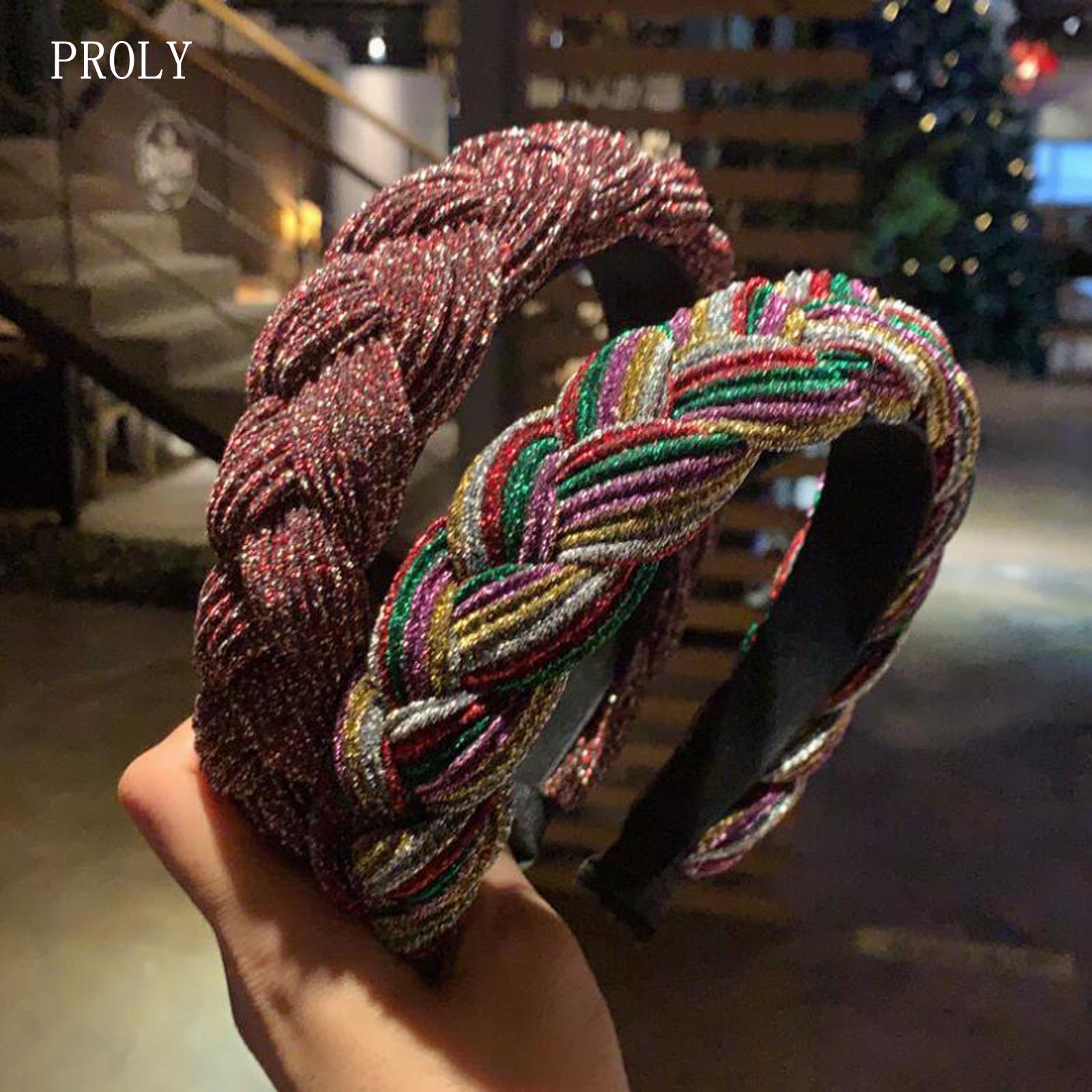 PROLY New Fashion Women Headband Pleated Twist Braid Hairband For Adult Handmade Vintage Headwear Hair Accessories
PROLY New Fashion Women Headband Pleated Twist Braid Hairband For Adult Handmade Vintage Headwear Hair Accessories